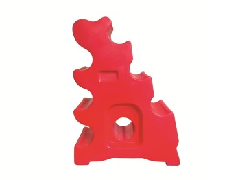 Horseblock aus Kunststoff Rot