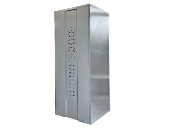 Growi Sattelschrank 750 x 750 mm Vorhangschloss / Western / 1,90 m
