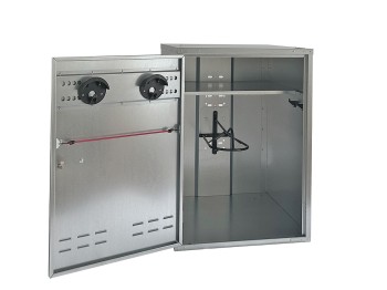 Growi Sattelschrank 750 x 750 mm Zylinderschloss / Western / 1,06 m