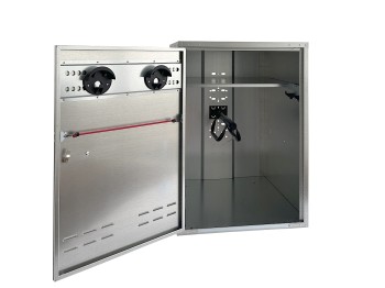 Growi Sattelschrank 750 x 750 mm Vorhangschloss / Profi / 1,06 m