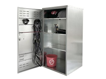 Universalschrank 750 x 750 mm Vorhangschloss / 1,50 m