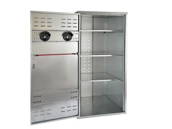 Universalschrank 750 x 750 mm Vorhangschloss / 1,50 m