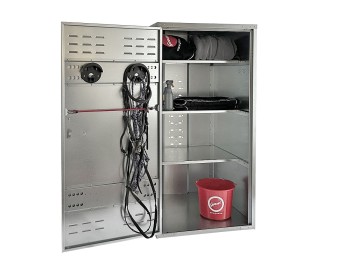 Universalschrank 750 x 750 mm Vorhangschloss / 1,50 m