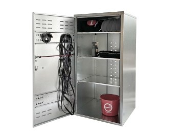 Universalschrank 750 x 750 mm Vorhangschloss / 1,50 m
