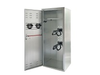 Growi Sattelschrank 600 x 600 mm Vorhangschloss / Profi / 1,50 m