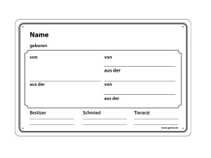 Stalltafel &quot;Neutral&quot; Weiss