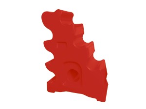 Horseblock aus Kunststoff Rot