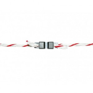 Litzclip Kordelverbinder 6 mm
