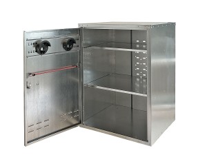 Universalschrank 750 x 750 mm Vorhangschloss / 1,06 m